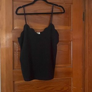 Scalloped Neck-Tank